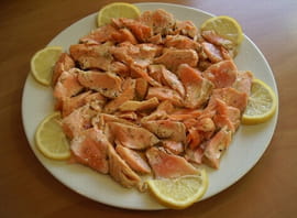 Saumon fa�on carpaccio