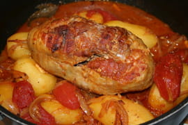 R�ti de dindonneau au curry