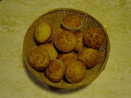 Muffins � l amande et fleur d oranger