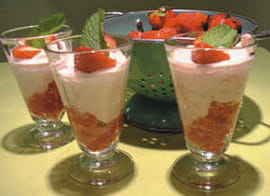 Fraises � la cr�me