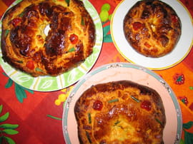 Couronne aux fruits confits