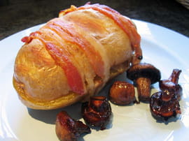Pommes de terre farcies au canard
