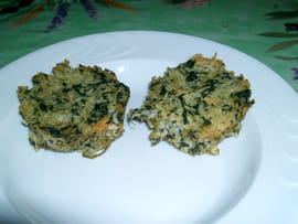 Croquettes de riz aux �pinards