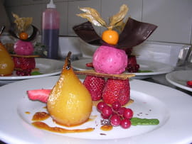Fines cro�tes de pain d �pices aux fruits rouges