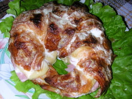 Croissants au jambon