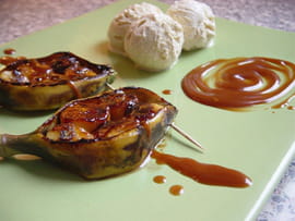 Gondoles de bananes fressinettes au caramel sal�