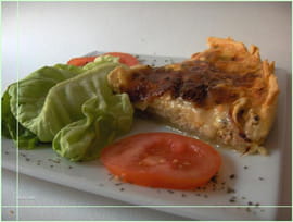 Tarte au thon et au ch�vre