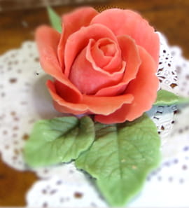 Rose en p�te d amande