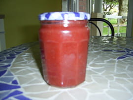 Confiture fraise/rhubarbe