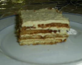 Supr�me au caf� (g�teau au biscuit  � th�)