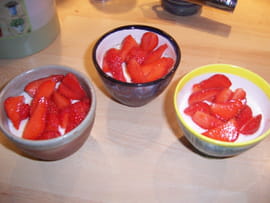Panacotta aux fraises