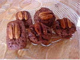 Brownies chocolat-noisettes-amandes-noix de p�can