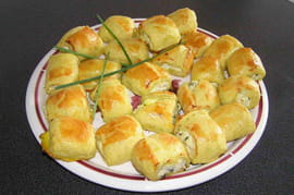 Friands au poulet et � la ricotta