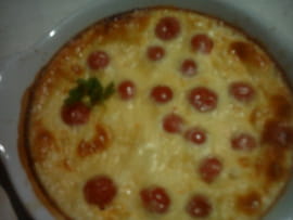 Clafoutis aux tomates cerises