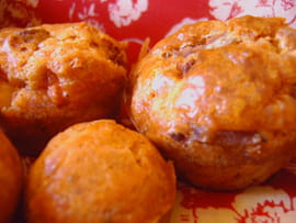Petits cakes sal�s � l huile d olive et  � la feta