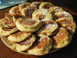 Petites cr�pes � la banane