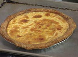 Quiche au crabe