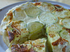 Tatin de courgettes et noix de cajou