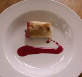 Nems de foie gras et leur caramel de betterave