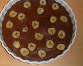 Tarte chocolat-banane