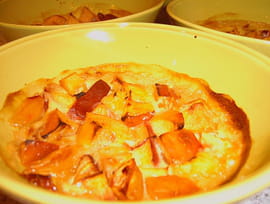 Nectarines en gratin