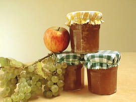 Mi-confiture mi-gel�e de pommes et raisin