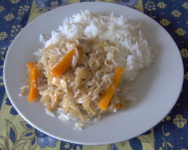Saut� de poulet au gingembre