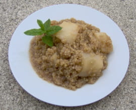Quinoa aux poires