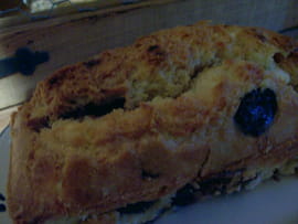Cake au raisin et fromage de ch�vre