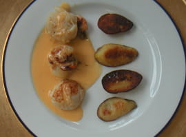 Noix de Saint-Jacques au beurre d agrumes