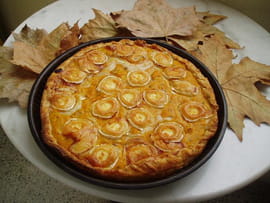 Tarte potimarron et ch�vre