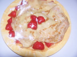 Cr�pes aux fraises
