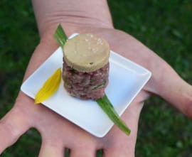 Tartare de boeuf comme un rossini