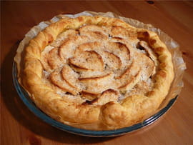Tarte pommes-bananes-coco