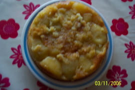 Fondant aux pommes fa�on tatin