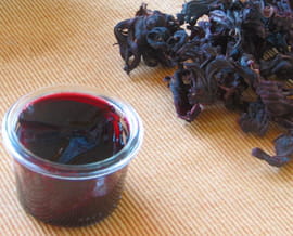 Gel�e de bissap (fleurs d hibiscus)