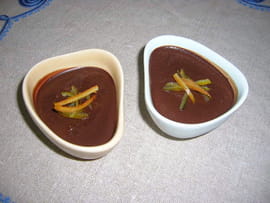 Petites cr�mes chocolat intense aux �pices