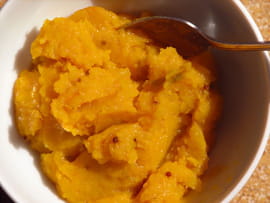 Purée de courge butternut au curry Purée de courge butternut au curry