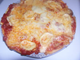 Pizza trois fromages � ma fa�on