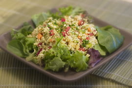 Salade de couscous aux figues et au persil