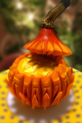 Soupe d automne marrons potimarron
