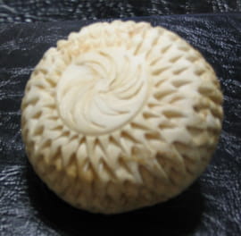 Sculpture de l�gumes : Champignon tourn�