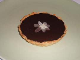 Tarte amande et chocolat