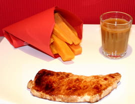 Steak de porc et fausses frites de patates douces