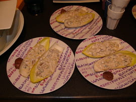 Barquettes automnales d endives