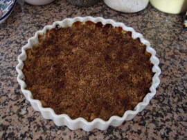 Crumble pommes gingembre