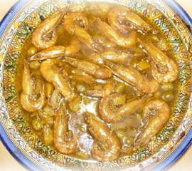 Tajine de gambas