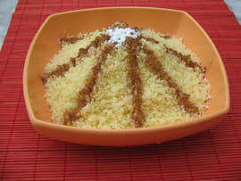 Couscous sucr� � la cannelle (Seffa)