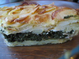 Tourte parmenti�re d �pinards