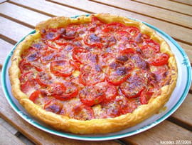 Tarte � la tomate fa�on Isabelle